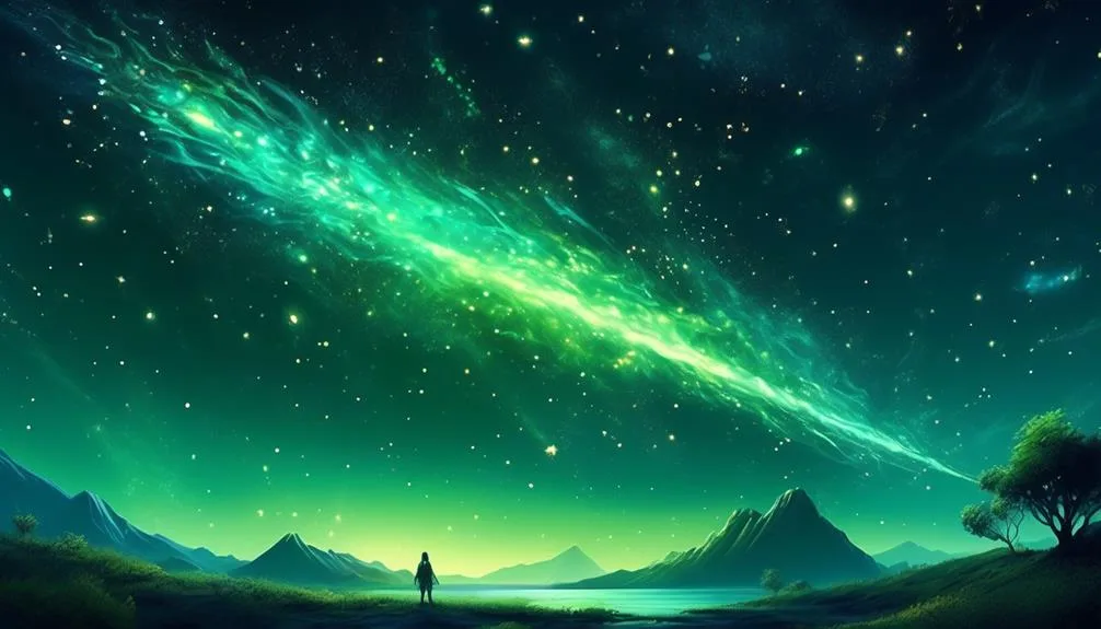 symbolism of green comets