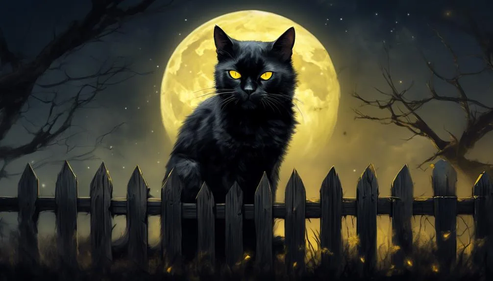 mysterious black cat sighting