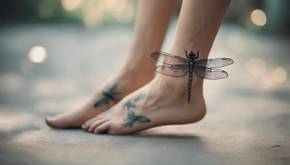 beautiful dragonfly tattoo design