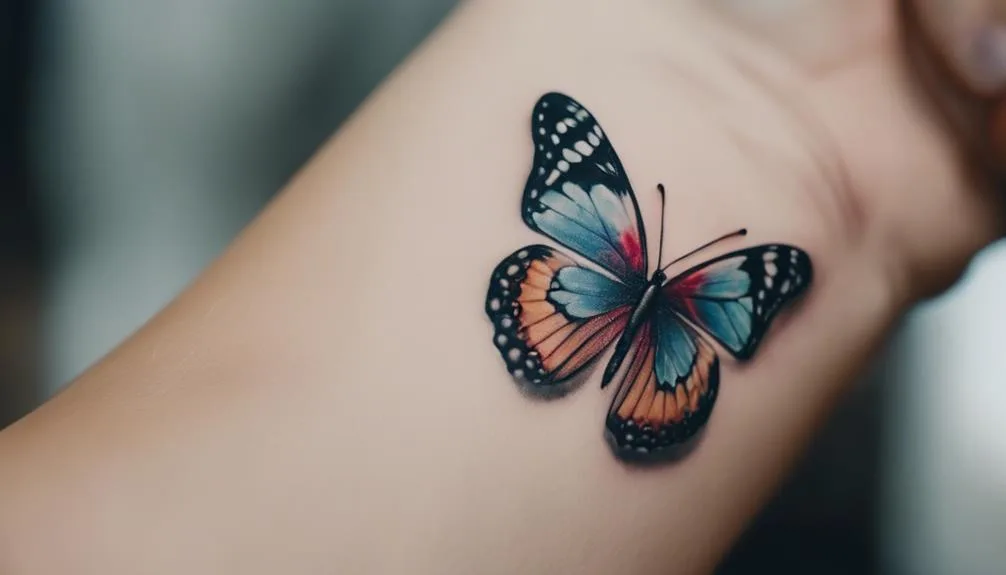 butterfly tattoo placement ideas