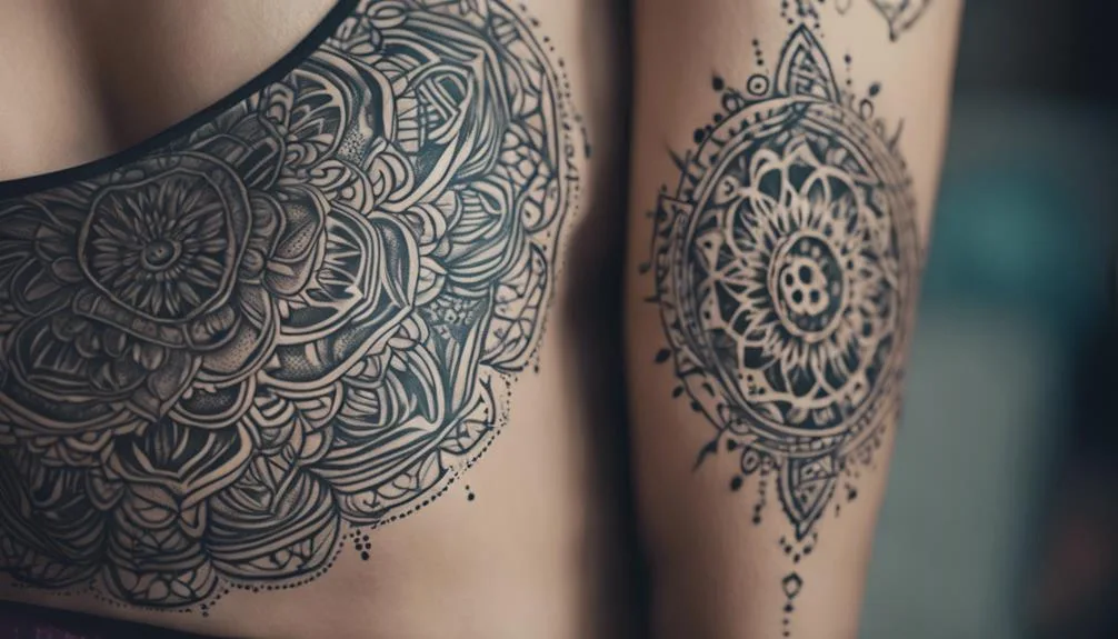 intricate mandala tattoo design