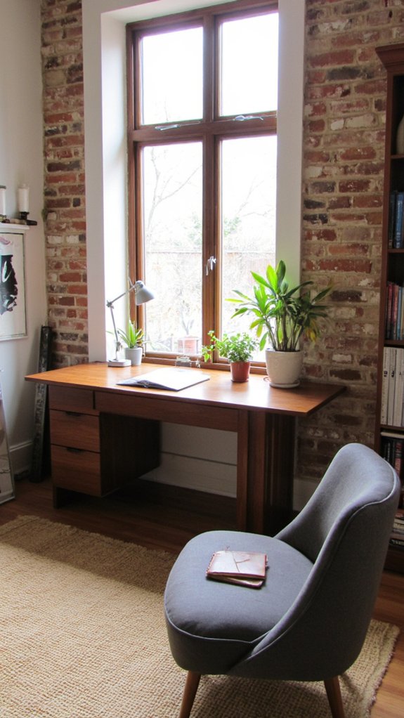 aesthetic and functional desk design