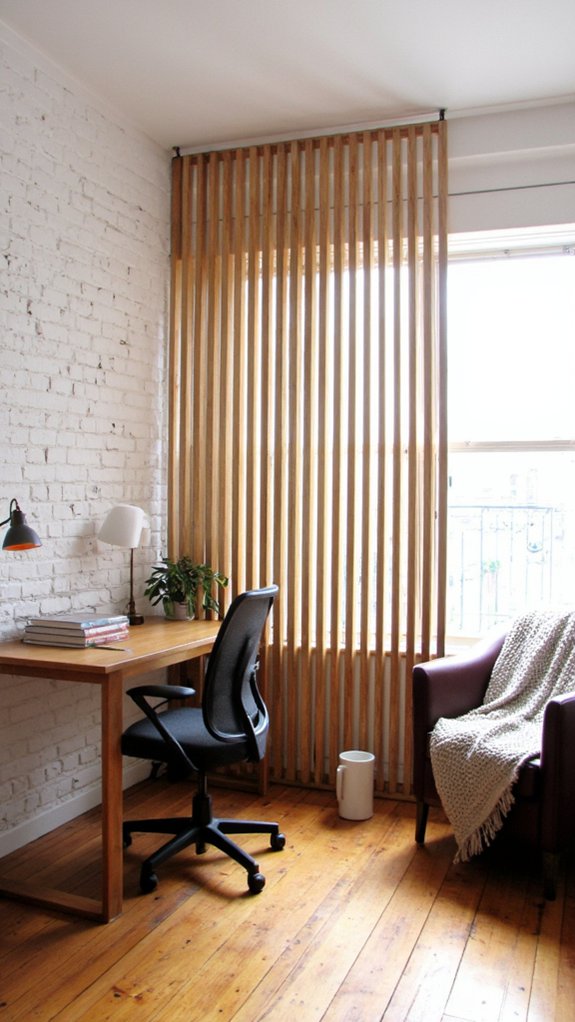 ceiling hung dividers enhance functionality