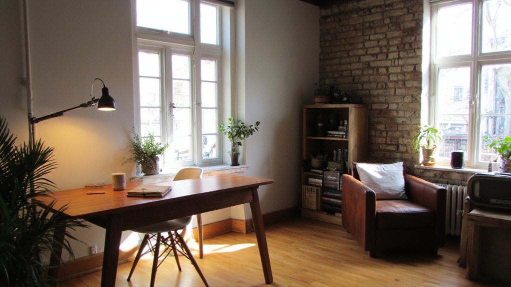 chic corner office designs