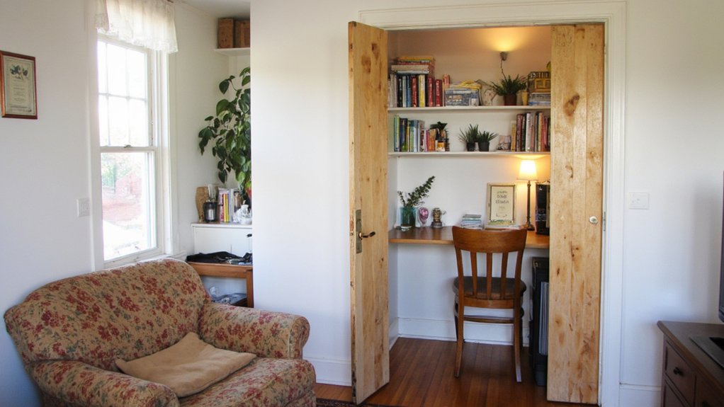 clever closet office designs