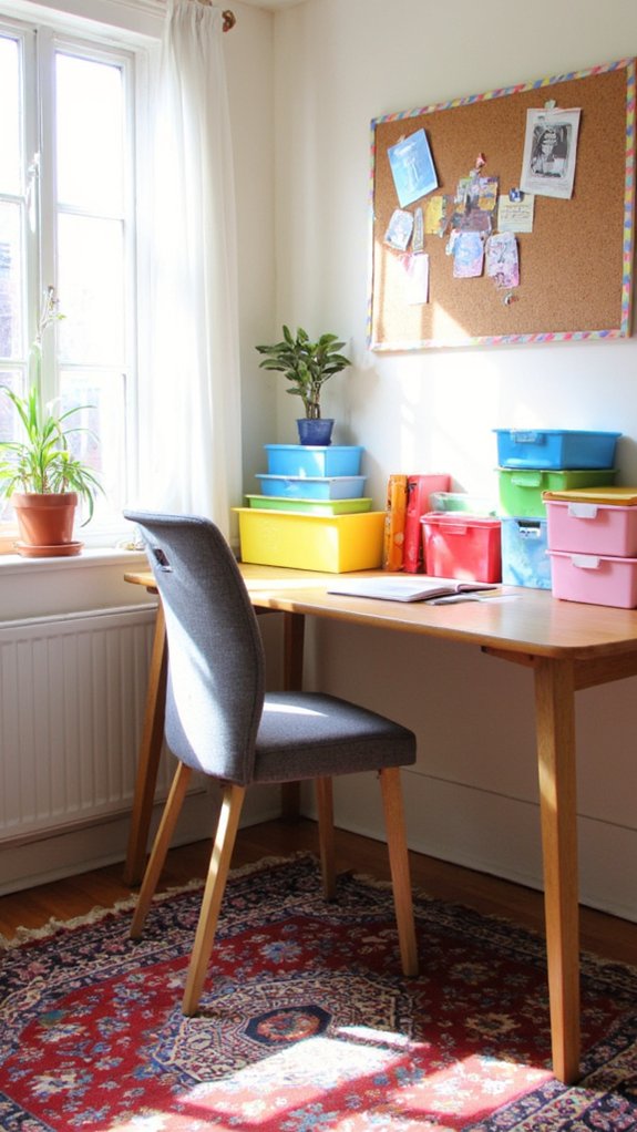 color coded office organization system