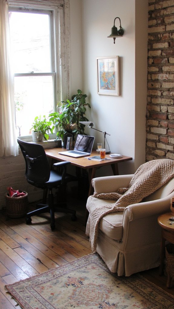 cozy relaxation corner setup