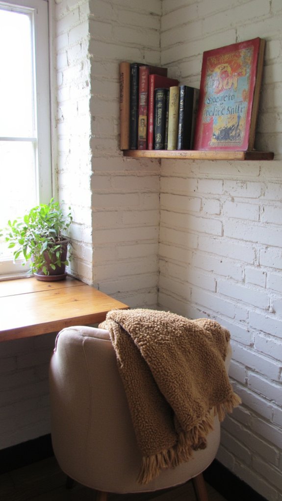 cozy textiles for reading