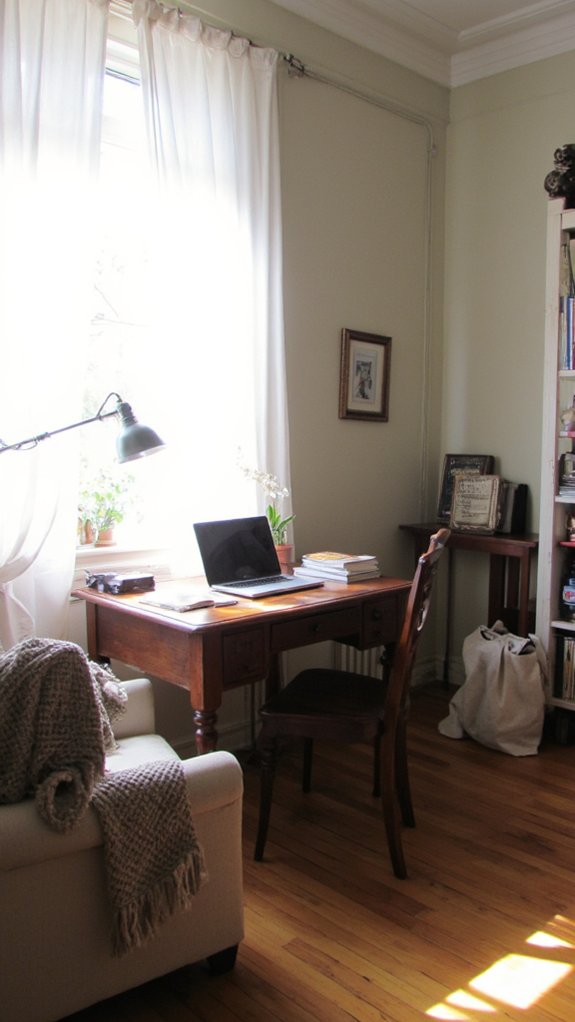 dedicated organized study space