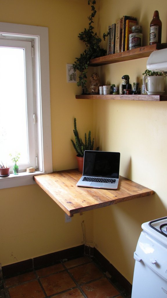 floating desks maximize space
