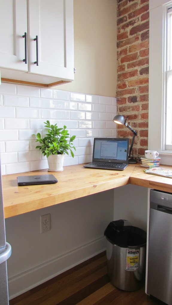 functional and stylish workspace