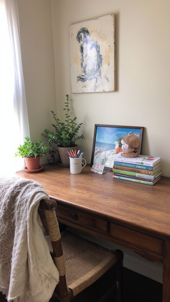 inspiring workspace personal touches