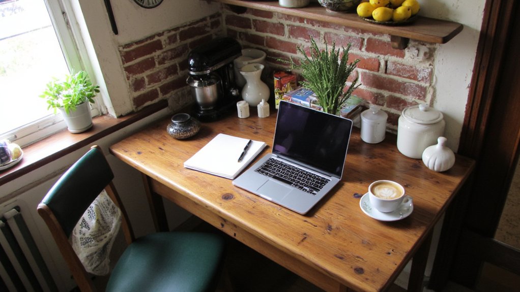 kitchen computer workspace ideas