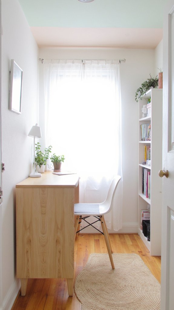 light colors enhance spaciousness