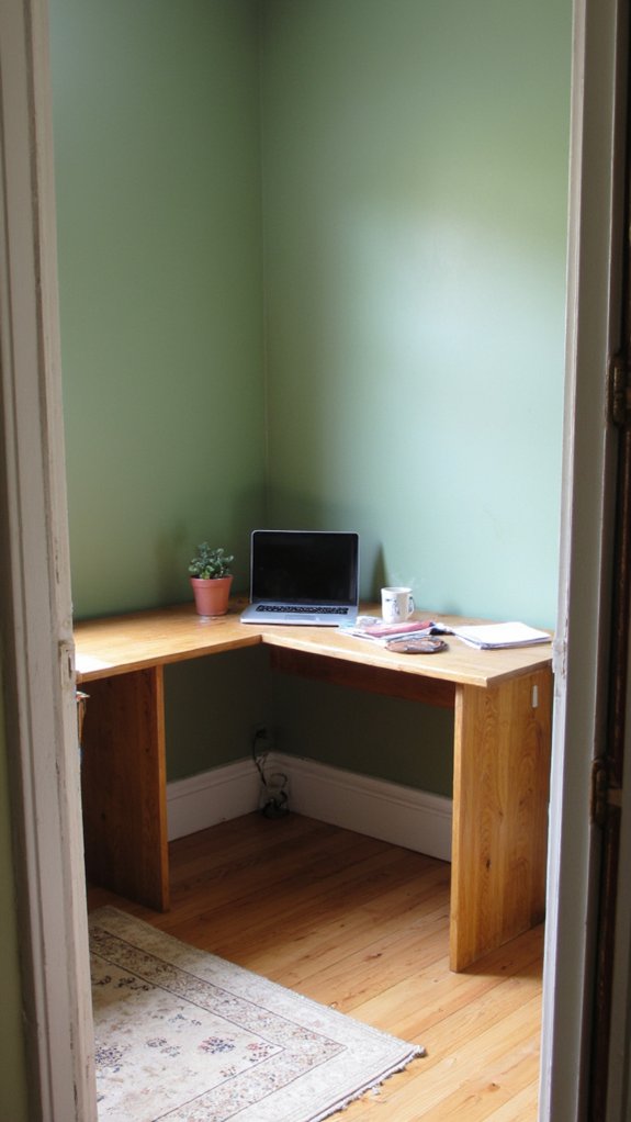 maximize corner workspace efficiently