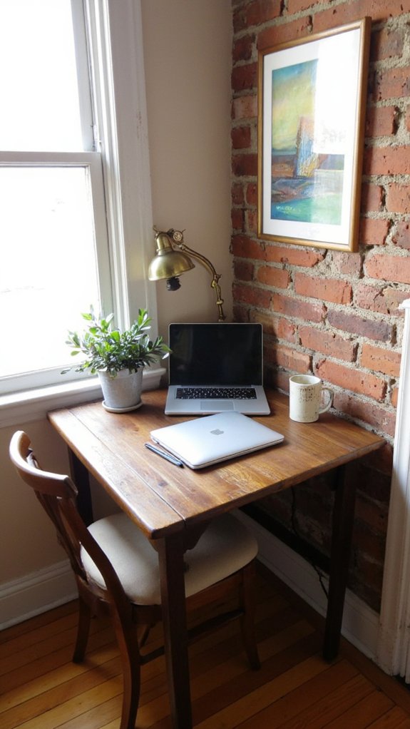 maximize space with corner desk
