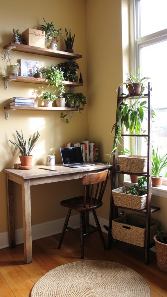 maximize space with vertical storage