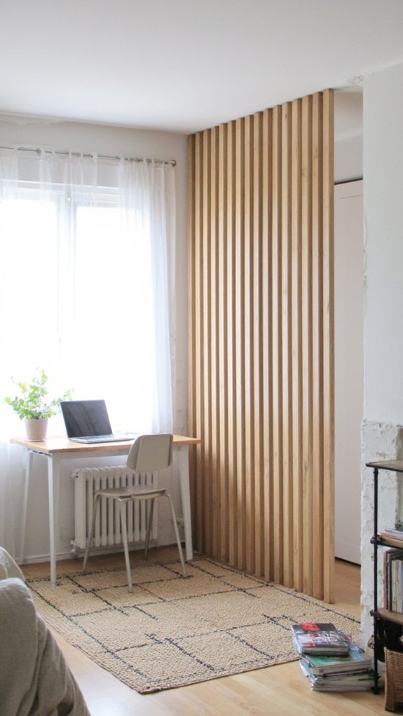 minimalist dividers enhance workspace