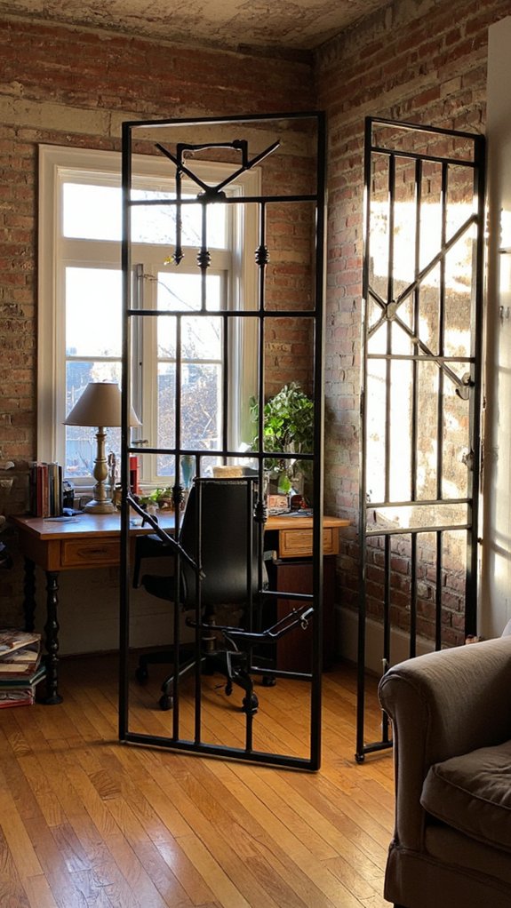 modern industrial metal dividers