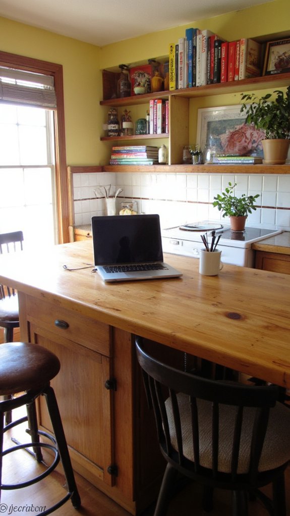 multifunctional kitchen office space