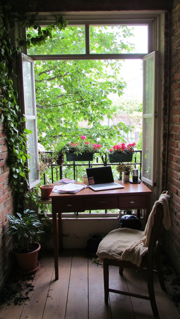 nature inspired work from home oasis