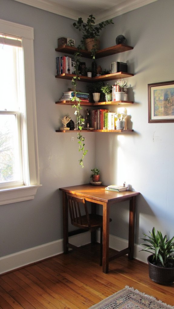 optimize workspace with shelves