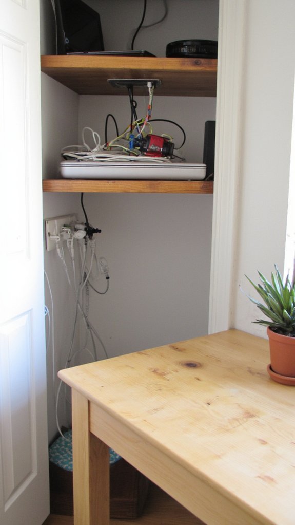 organized cables enhance efficiency