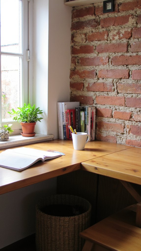organized corner desk essentials