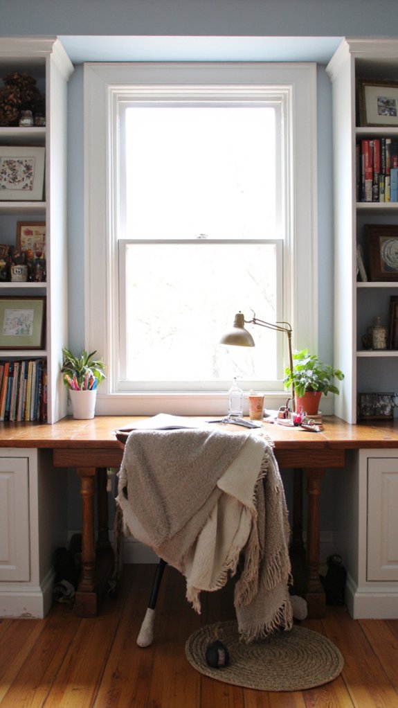 personalized inspiring desk space