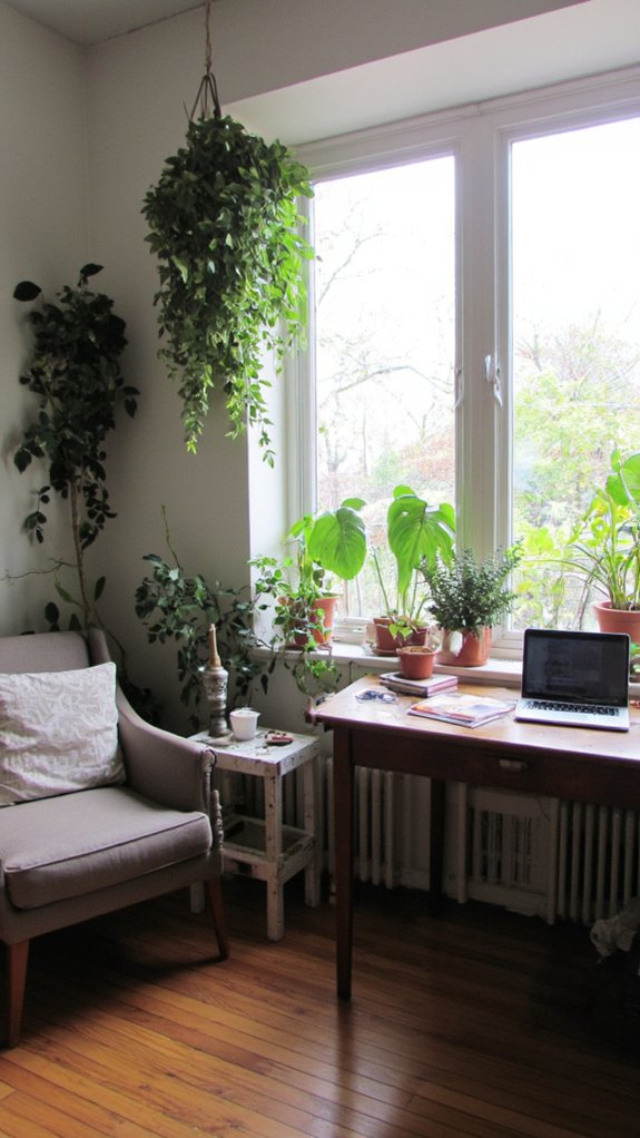 plants enhance study atmosphere