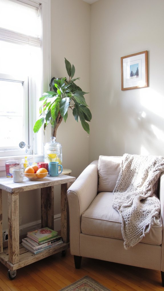 refreshment station for convenience