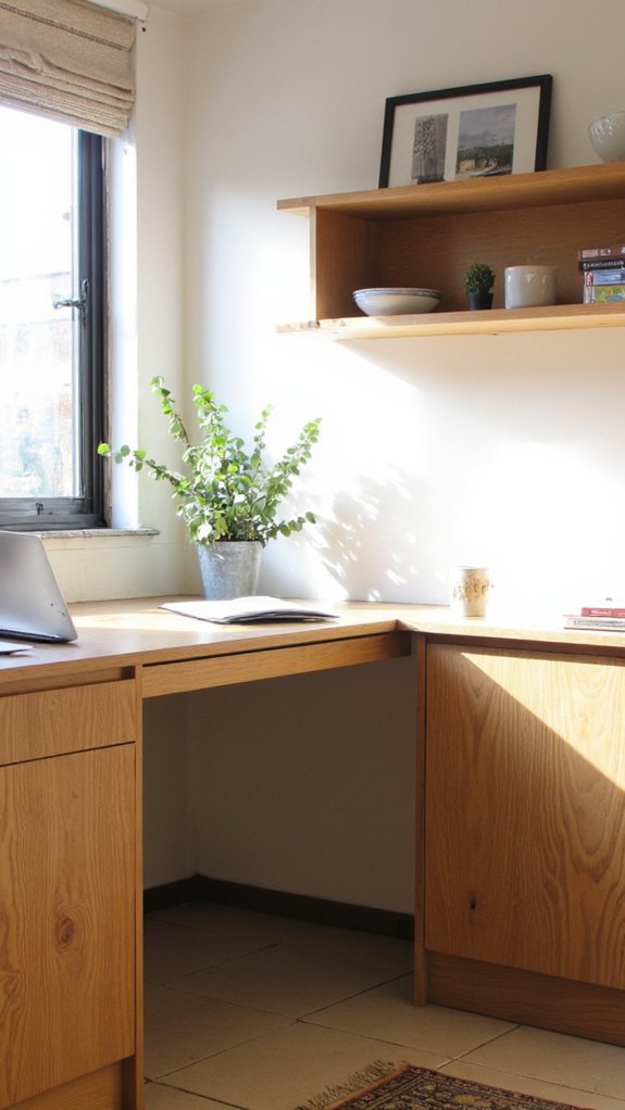 streamlined kitchen organization space