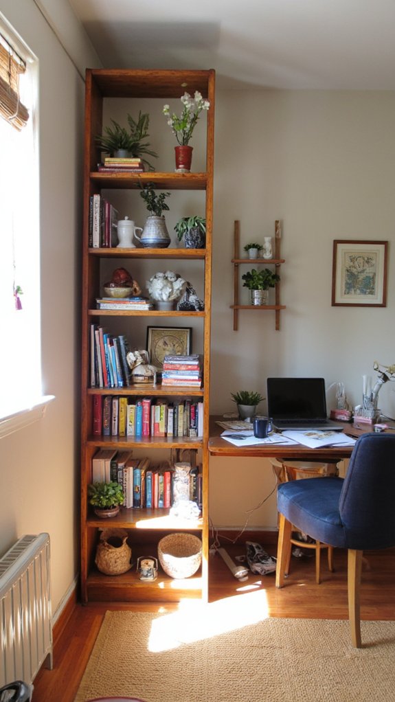 stylish bookshelves enhance productivity