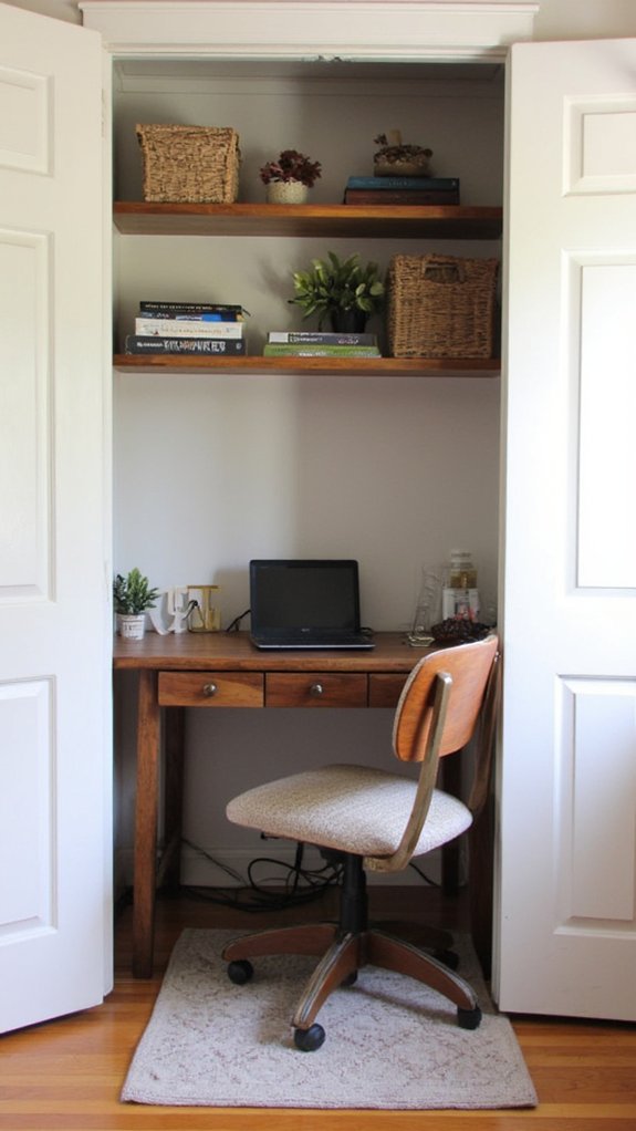 transform closet for productivity