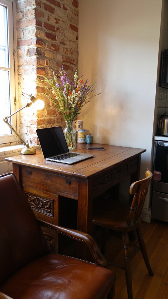 vintage modern desk fusion