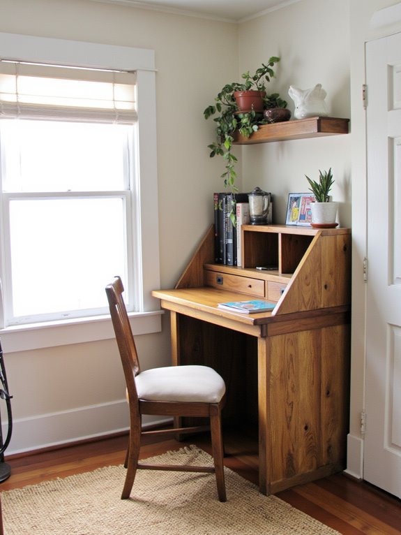 compact desk with storage