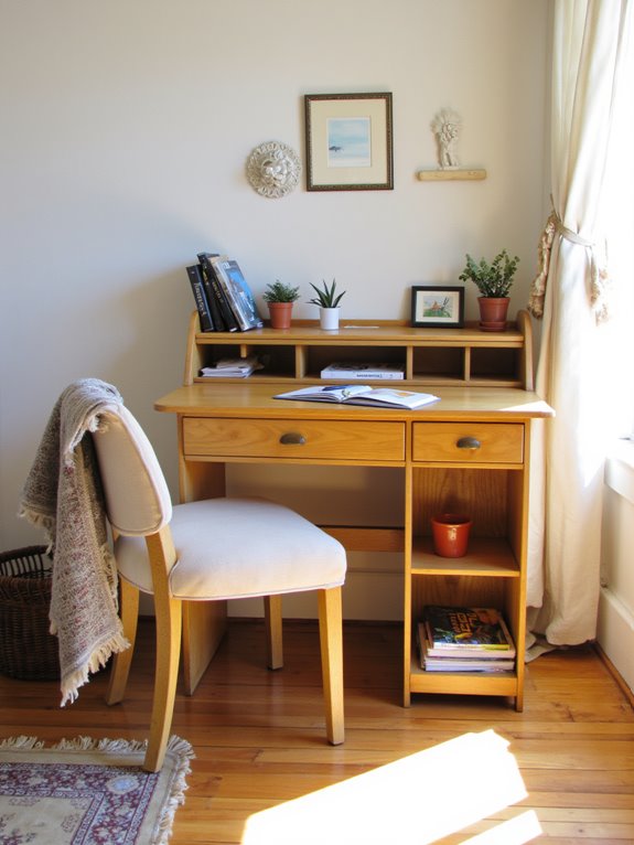 compact desks with storage