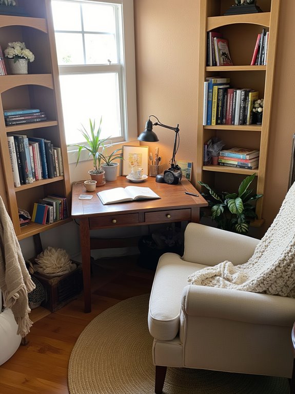 cozy compact workspace transformation