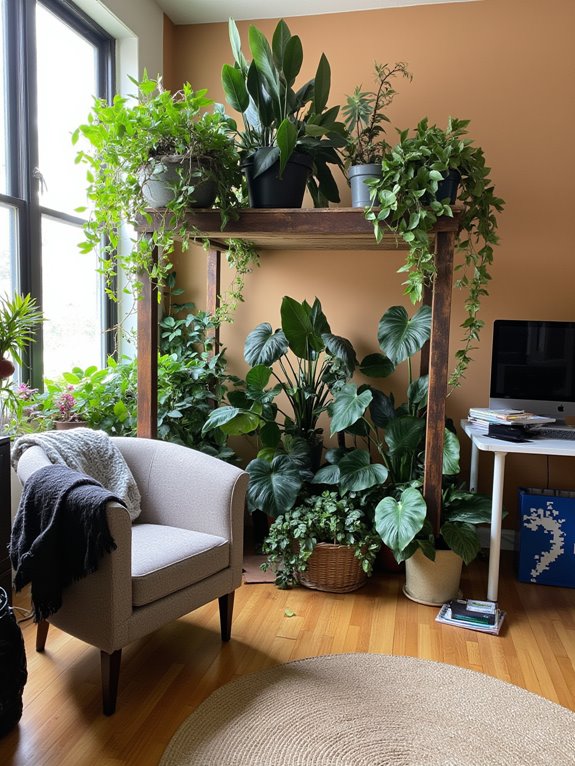 natural plant workspace dividers