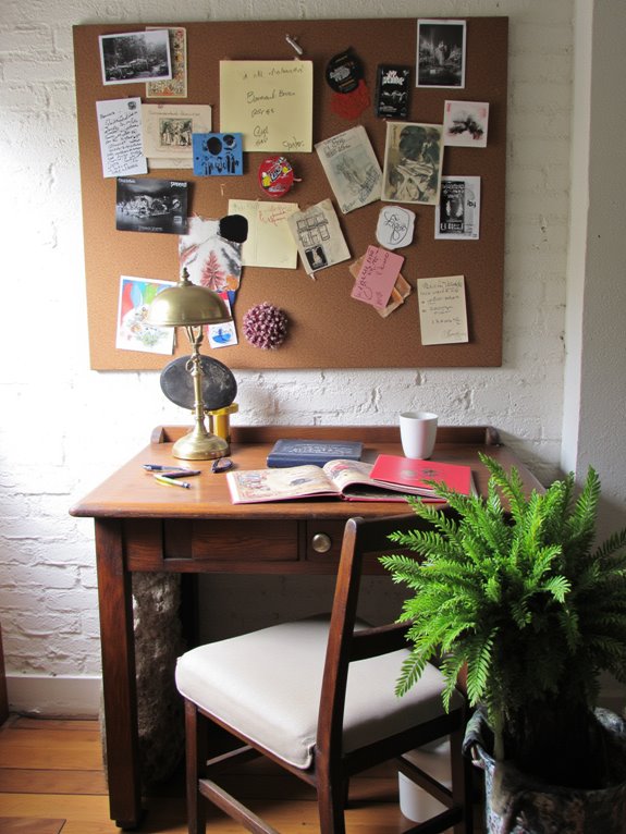 organized workspace inspired creativity