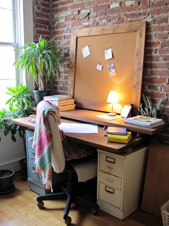 repurposed furniture desk project