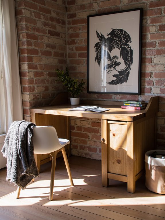 space saving foldable desks