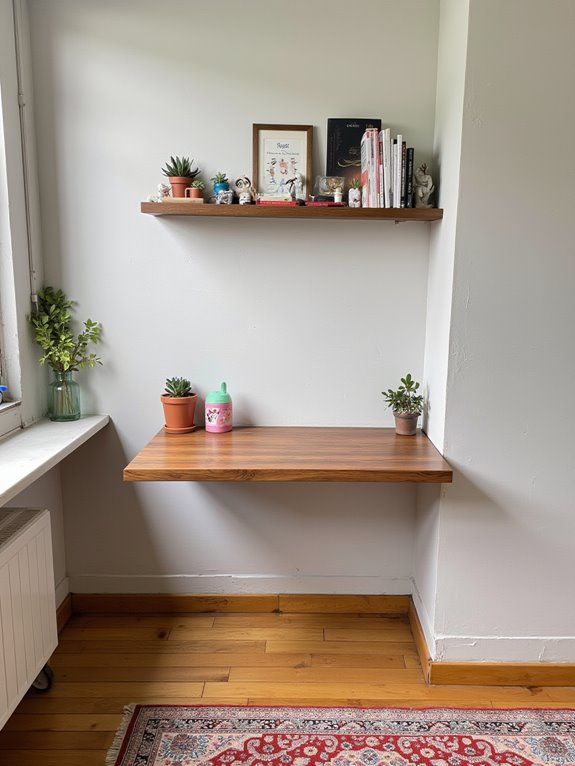 space saving wall mounted desks