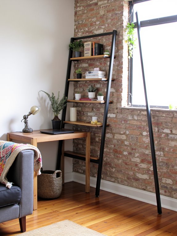 stylish functional minimalist workspace