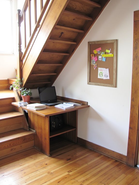 transforming unused stair space