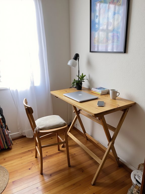 versatile foldable desk solution