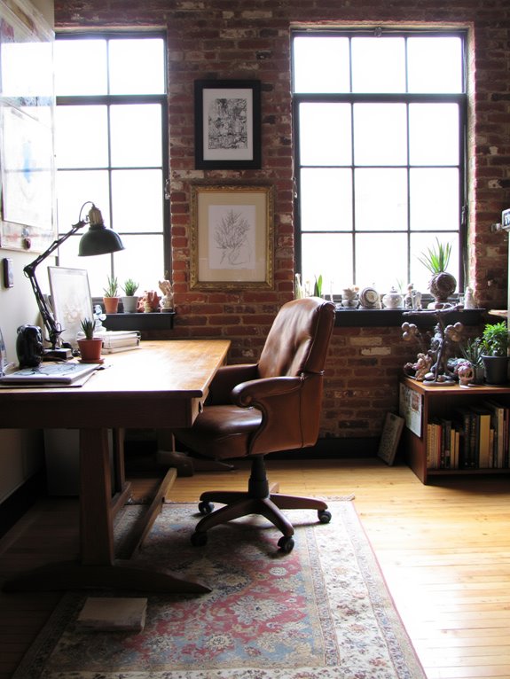 artful personalized workspace decor