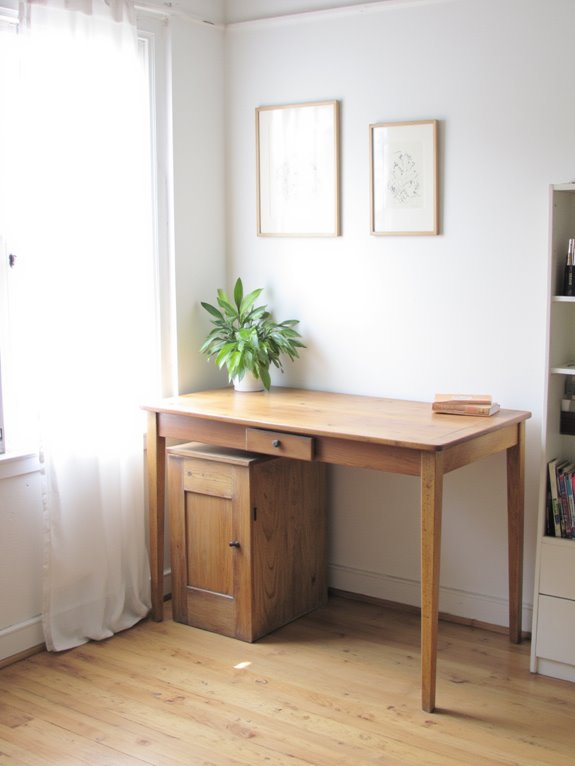 clutter free zen workspace design