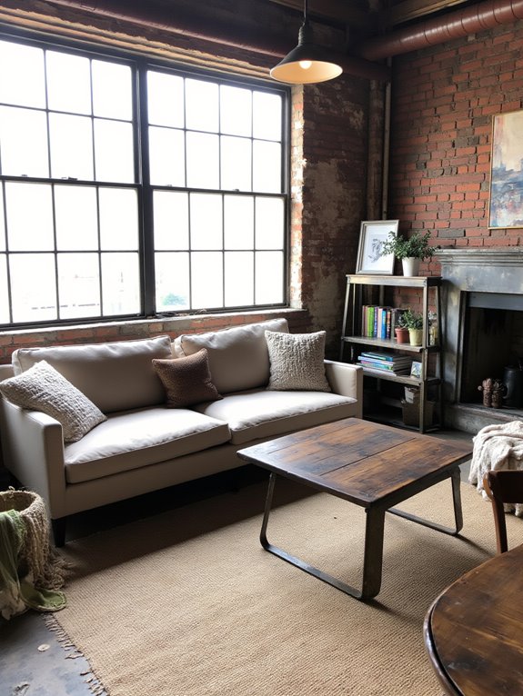 comfortable collaborative lounge area