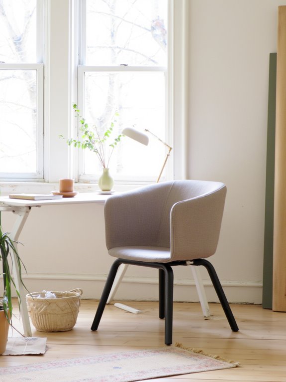 comfortable minimalist desk chair